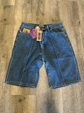 Men's Blue Denim Shorts